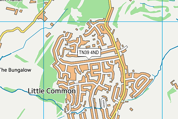 TN39 4ND map - OS VectorMap District (Ordnance Survey)