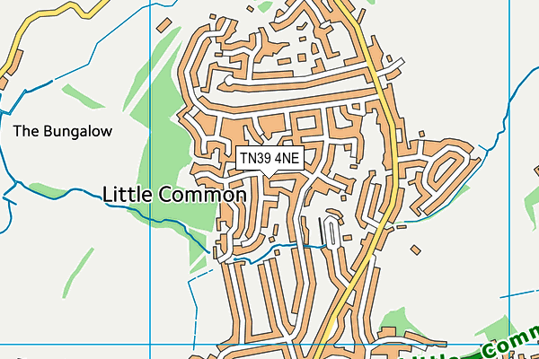 TN39 4NE map - OS VectorMap District (Ordnance Survey)