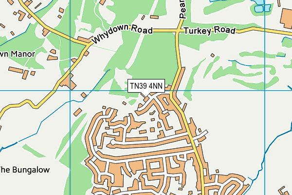 TN39 4NN map - OS VectorMap District (Ordnance Survey)
