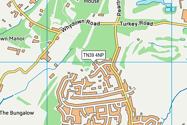 TN39 4NP map - OS VectorMap District (Ordnance Survey)