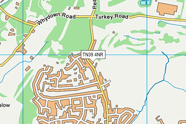 TN39 4NR map - OS VectorMap District (Ordnance Survey)