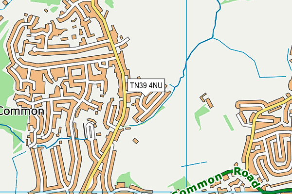 TN39 4NU map - OS VectorMap District (Ordnance Survey)