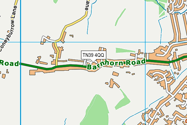 TN39 4QQ map - OS VectorMap District (Ordnance Survey)