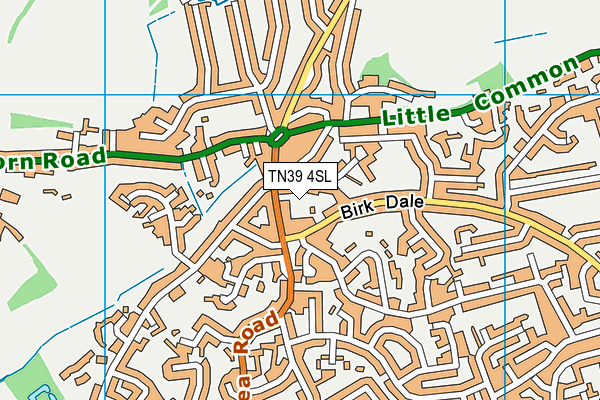 Map of ST. PETER'S COURT (BEXHILL) LIMITED at district scale