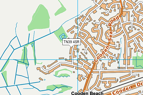 TN39 4SR map - OS VectorMap District (Ordnance Survey)