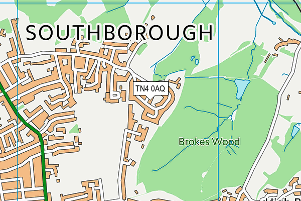 Map of 24 COURT ROAD TUNBRIDGE WELLS LIMITED at district scale