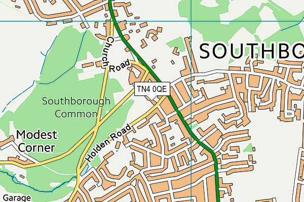 Map of HEATHVIEW (SOUTHBOROUGH) RESIDENTS ASSOCIATION LIMITED at district scale