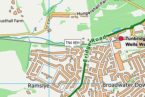 TN4 8EH map - OS VectorMap District (Ordnance Survey)