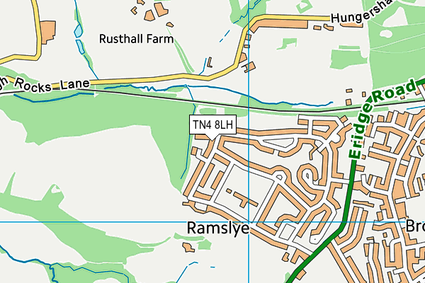 TN4 8LH map - OS VectorMap District (Ordnance Survey)