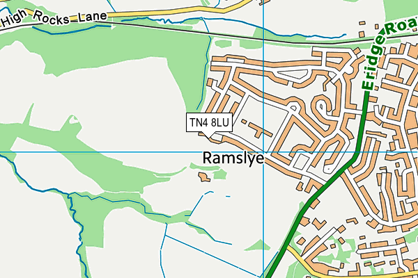 TN4 8LU map - OS VectorMap District (Ordnance Survey)