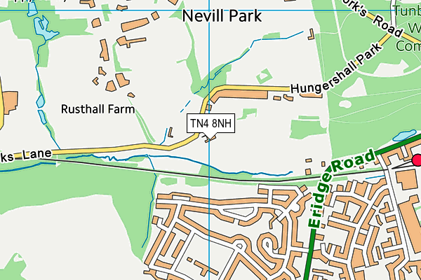 TN4 8NH map - OS VectorMap District (Ordnance Survey)