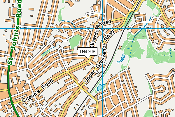 TN4 9JB map - OS VectorMap District (Ordnance Survey)