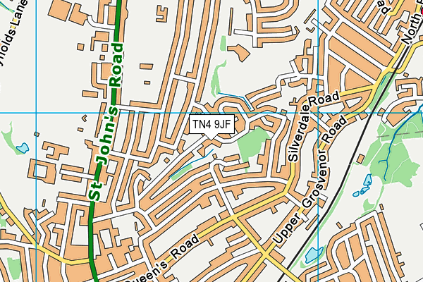 Map of THE SPORT CLUB (EAGLES) COMMUNITY INTEREST COMPANY at district scale