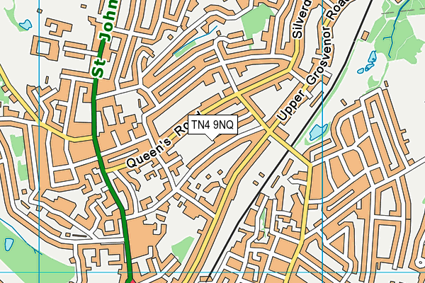 TN4 9NQ map - OS VectorMap District (Ordnance Survey)