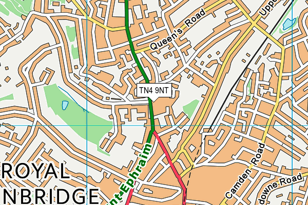 TN4 9NT map - OS VectorMap District (Ordnance Survey)