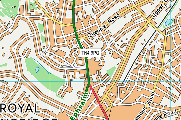 TN4 9PQ map - OS VectorMap District (Ordnance Survey)