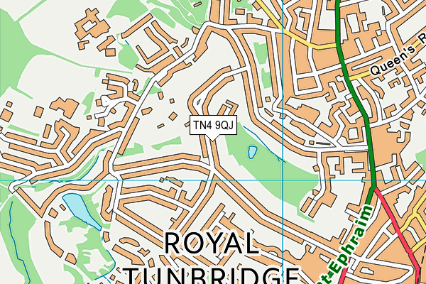TN4 9QJ map - OS VectorMap District (Ordnance Survey)