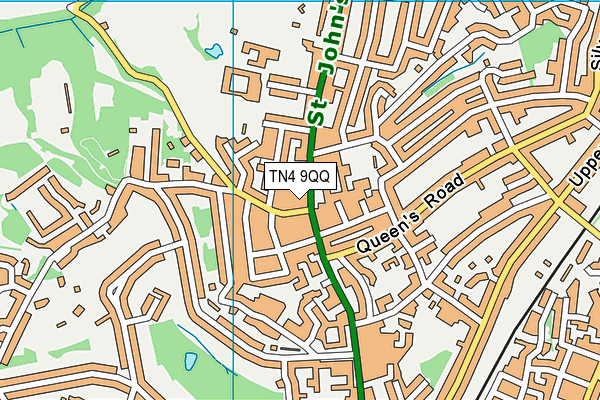 TN4 9QQ map - OS VectorMap District (Ordnance Survey)