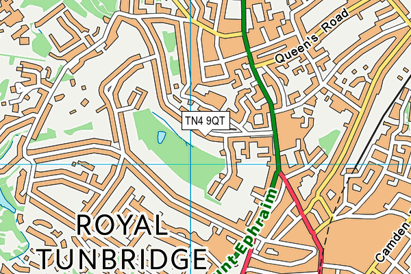 TN4 9QT map - OS VectorMap District (Ordnance Survey)