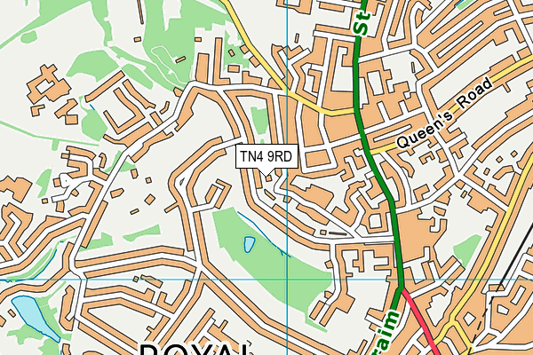 TN4 9RD map - OS VectorMap District (Ordnance Survey)