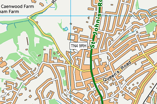 TN4 9RH map - OS VectorMap District (Ordnance Survey)