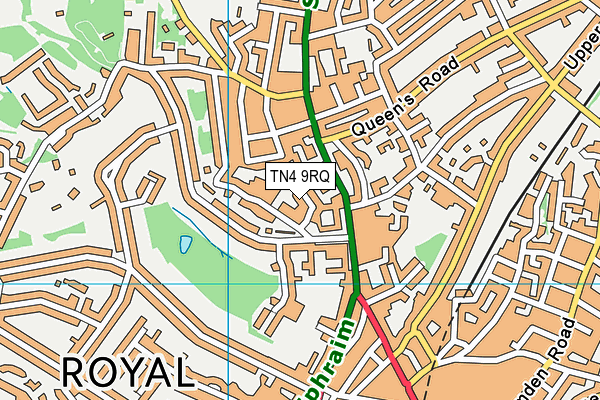 TN4 9RQ map - OS VectorMap District (Ordnance Survey)
