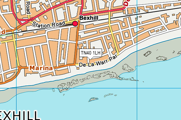 Map of HARTLEY COURT (BEXHILL) LIMITED at district scale