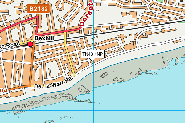 TN40 1NP map - OS VectorMap District (Ordnance Survey)