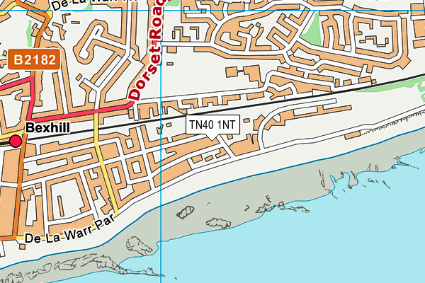 TN40 1NT map - OS VectorMap District (Ordnance Survey)