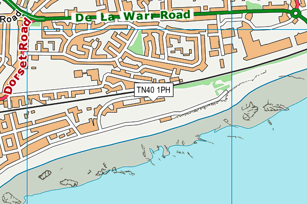 TN40 1PH map - OS VectorMap District (Ordnance Survey)