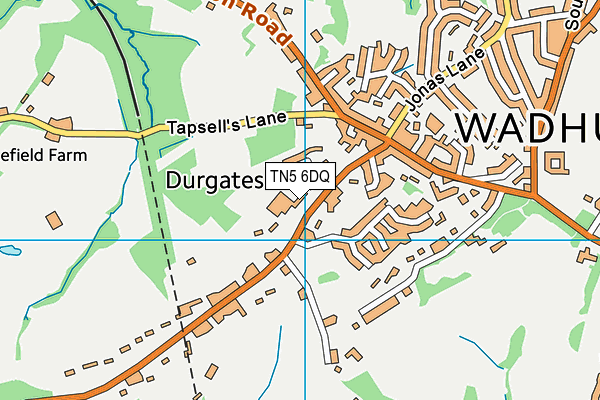 TN5 6DQ map - OS VectorMap District (Ordnance Survey)