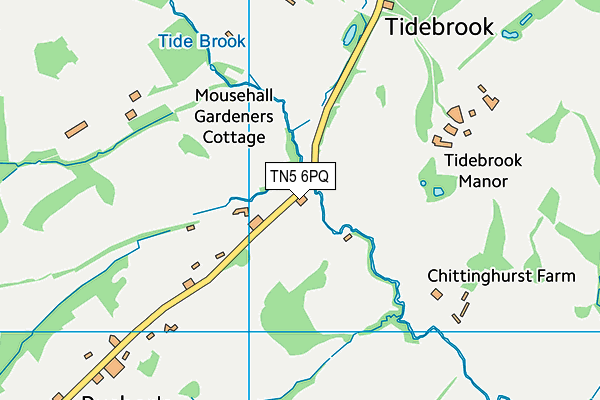 TN5 6PQ map - OS VectorMap District (Ordnance Survey)