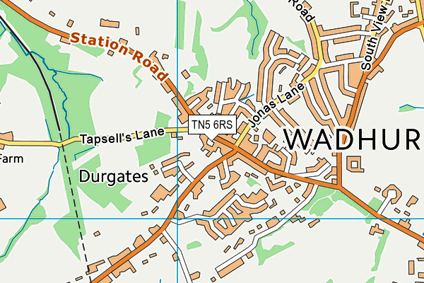 TN5 6RS map - OS VectorMap District (Ordnance Survey)