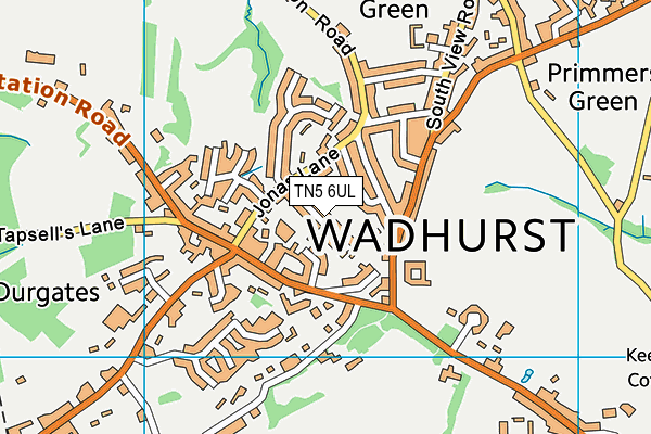Map of COUNTY ROOFING (WADHURST) LIMITED at district scale