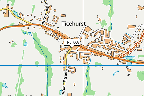 Map of TICEHURST PHARMACY LIMITED at district scale