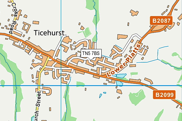 TN5 7BS map - OS VectorMap District (Ordnance Survey)