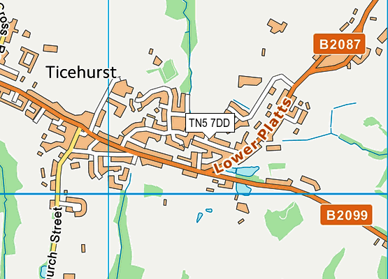 TN5 7DD map - OS VectorMap District (Ordnance Survey)