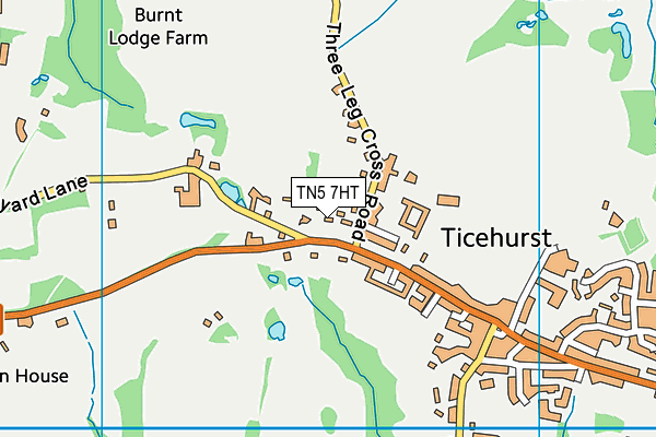 TN5 7HT map - OS VectorMap District (Ordnance Survey)