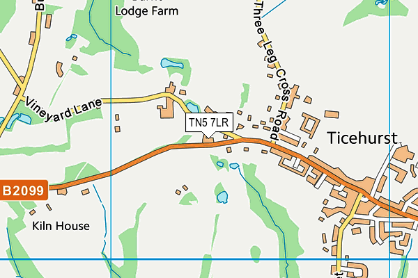 TN5 7LR map - OS VectorMap District (Ordnance Survey)