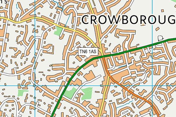 Map of THE HOLLIES (CROWBOROUGH) LIMITED at district scale