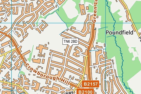 Map of T.C. WOODGATE TREE SURGERY LTD at district scale