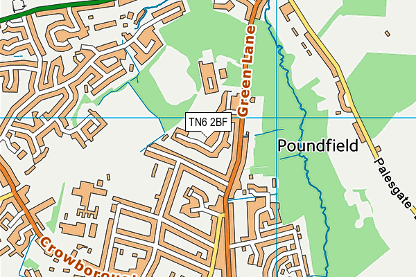 Map of PELLINGS FARM CLOSE 1973 LIMITED at district scale