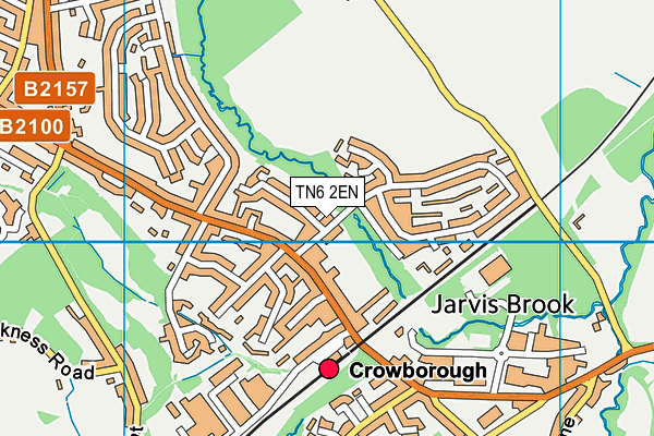 TN6 2EN map - OS VectorMap District (Ordnance Survey)