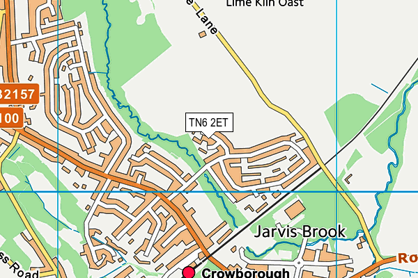 TN6 2ET map - OS VectorMap District (Ordnance Survey)