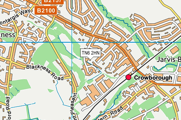 TN6 2HN map - OS VectorMap District (Ordnance Survey)