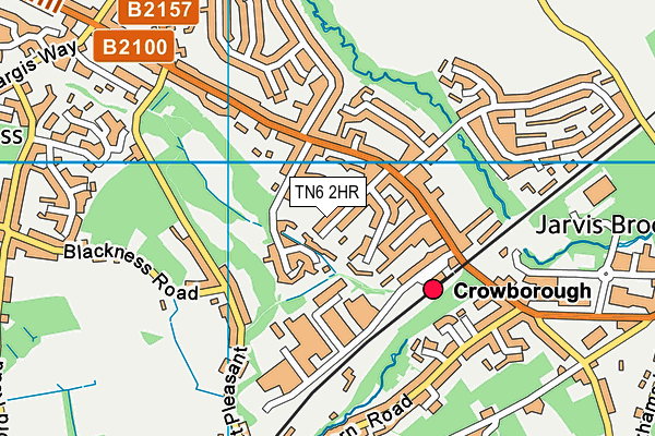 TN6 2HR map - OS VectorMap District (Ordnance Survey)