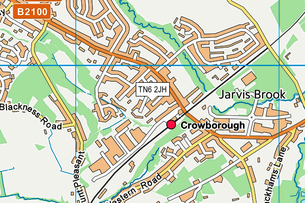 TN6 2JH map - OS VectorMap District (Ordnance Survey)