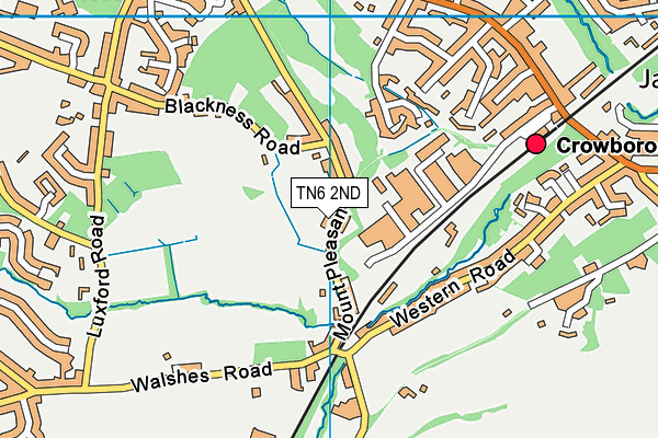 TN6 2ND map - OS VectorMap District (Ordnance Survey)