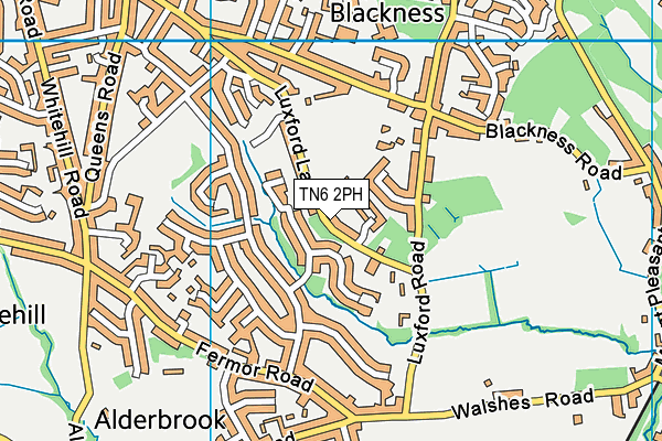 TN6 2PH map - OS VectorMap District (Ordnance Survey)