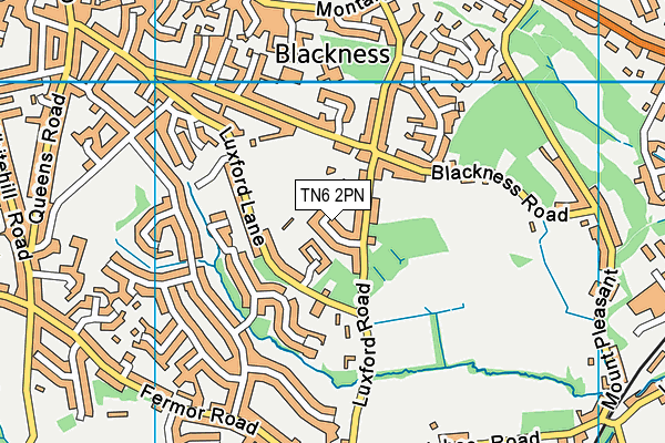 TN6 2PN map - OS VectorMap District (Ordnance Survey)